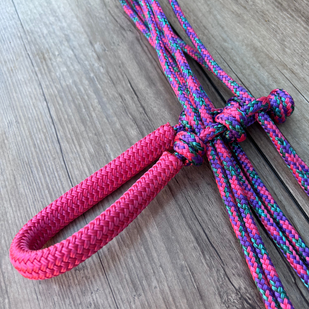 Bally Tack Rope Bridle & Chin Strap Set-Daisy Bliss