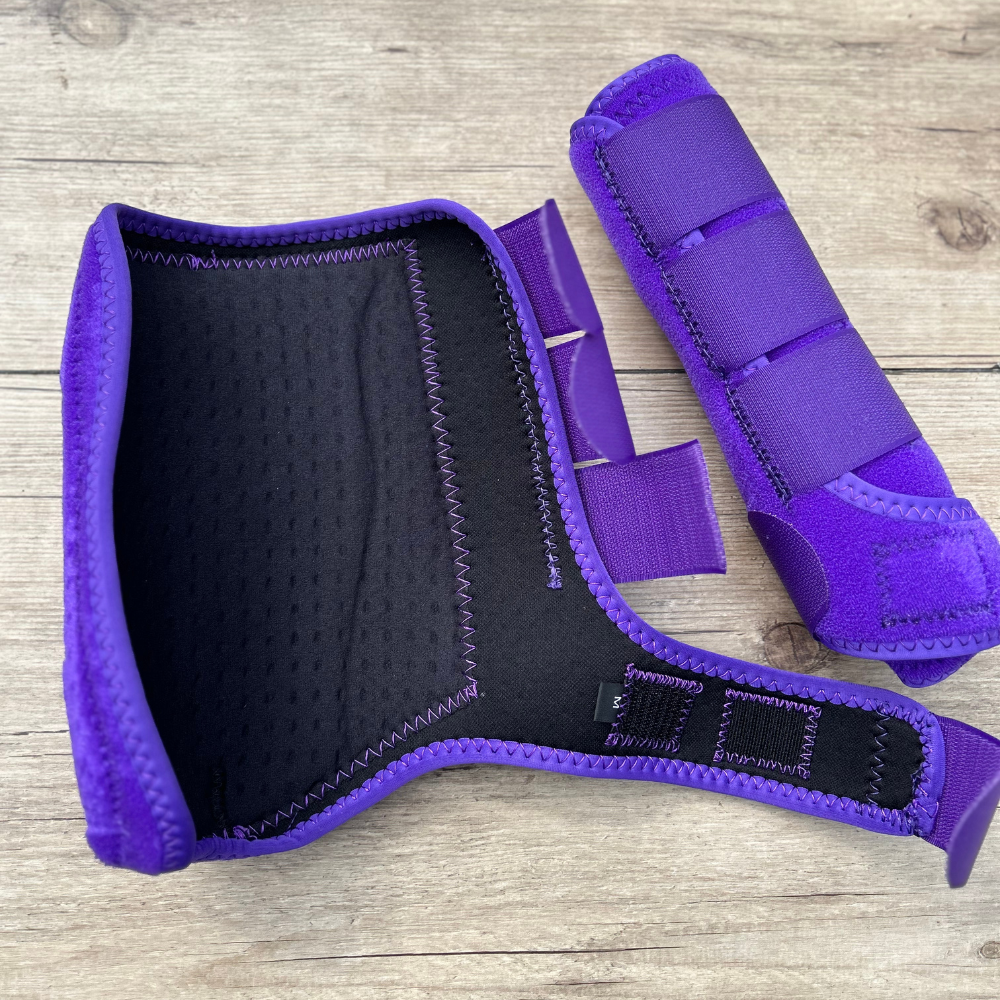 Purple 2025 horse boots