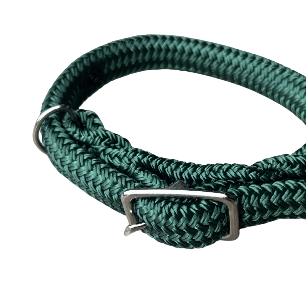 Bally Tack Rope Dog Collar-Green