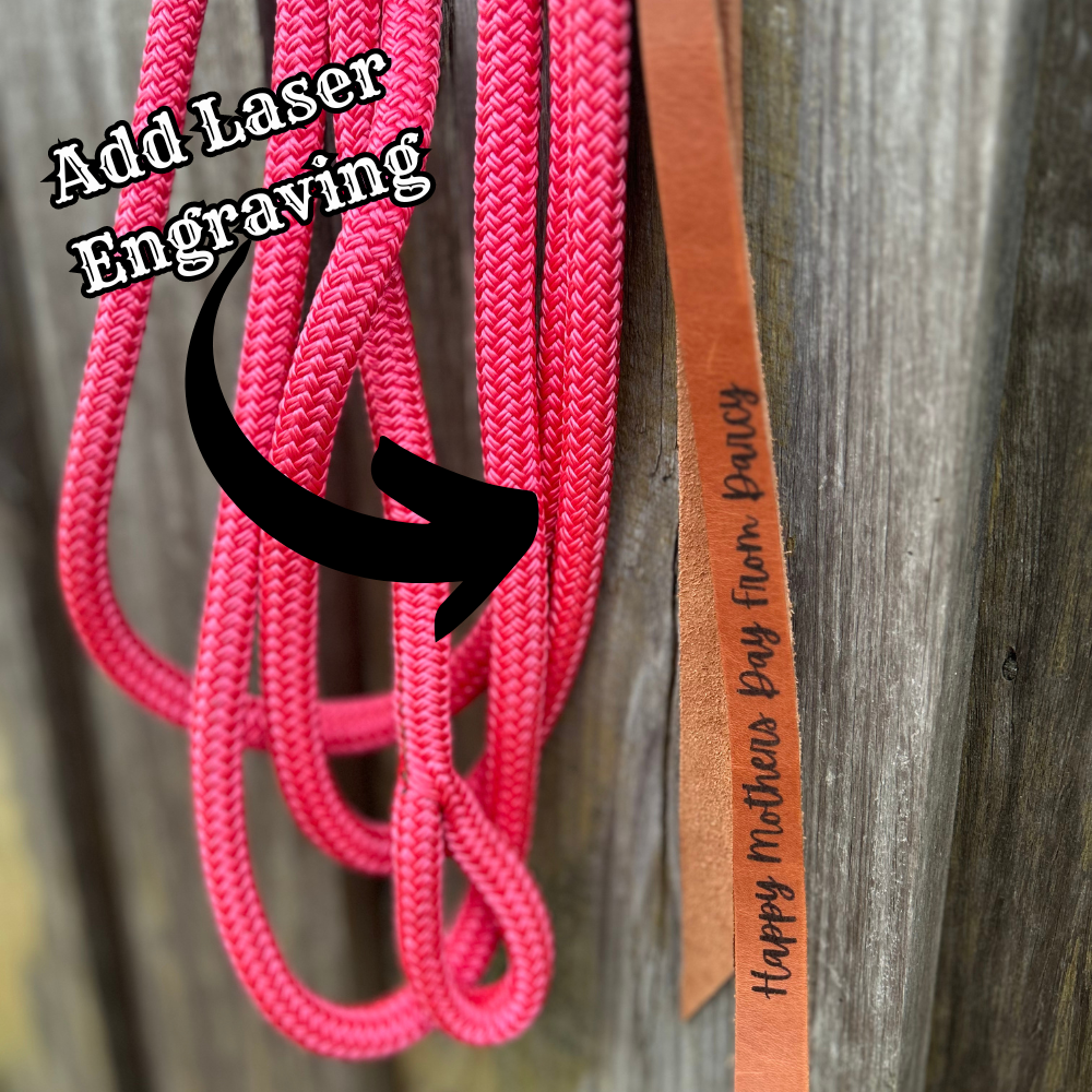 Bally Tack Rope Loop Lead- Orange 12mm