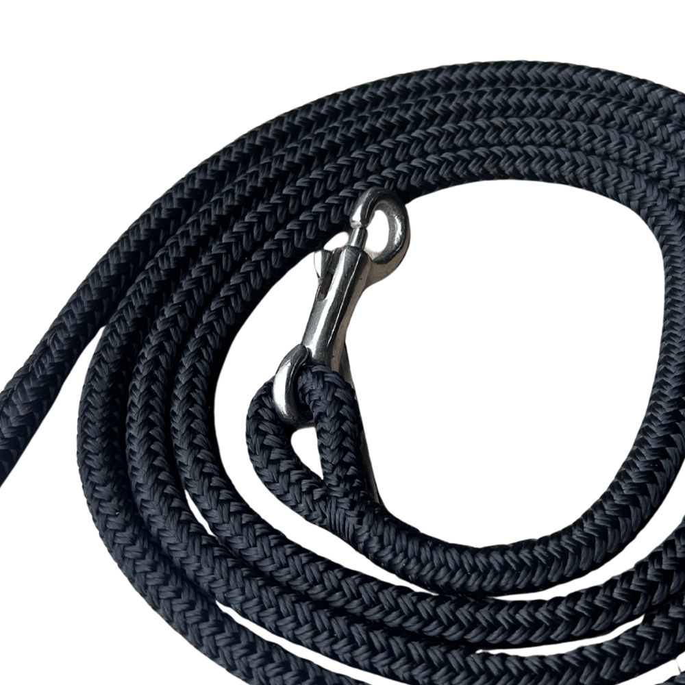 Bally Tack Rope Dog Lead-Black