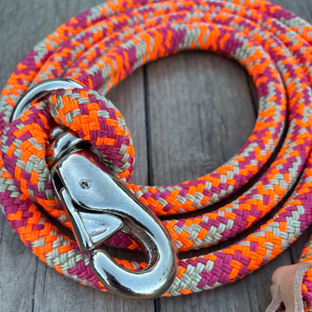 New ! Bally Tack Rope Lead with Clip- Vintage Cowgirl