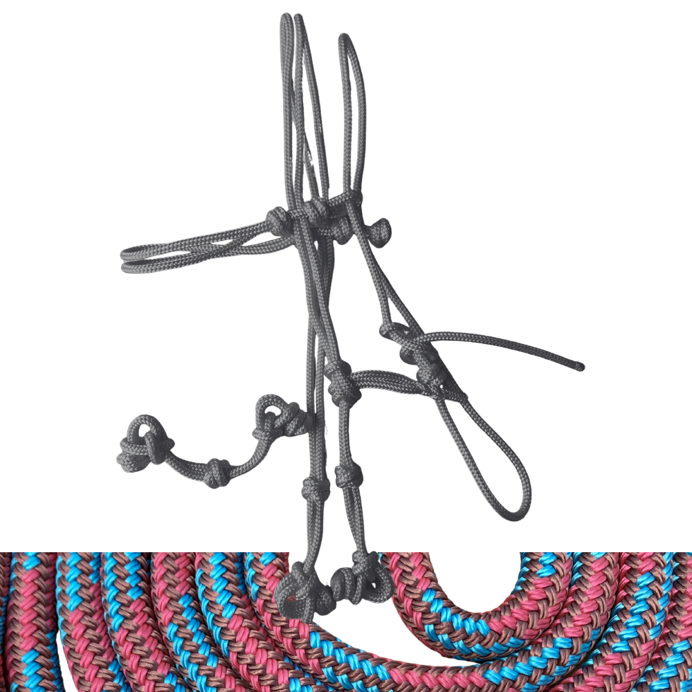 Bally Tack Rope Bridle & Chin Strap Set-Cowgirl Candy-PREORDER