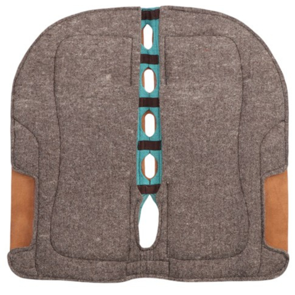 Fortworth Felt Saddle Pad-Turquoise