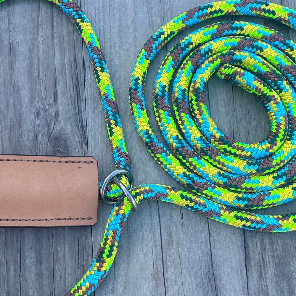 New ! Bally Tack Rope Ajustable Cattle Halter-Breaking-Sunflower