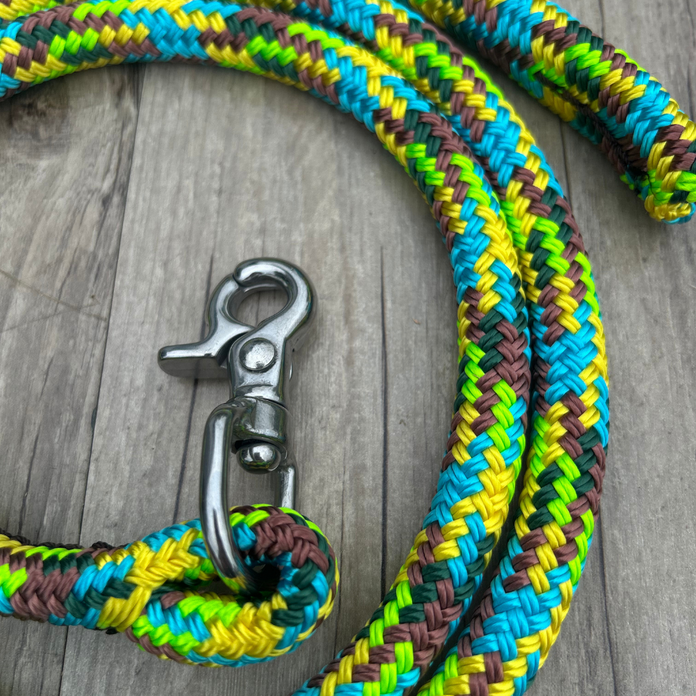 New ! Bally Tack Rope Cattle Nose Leader-Sunflower