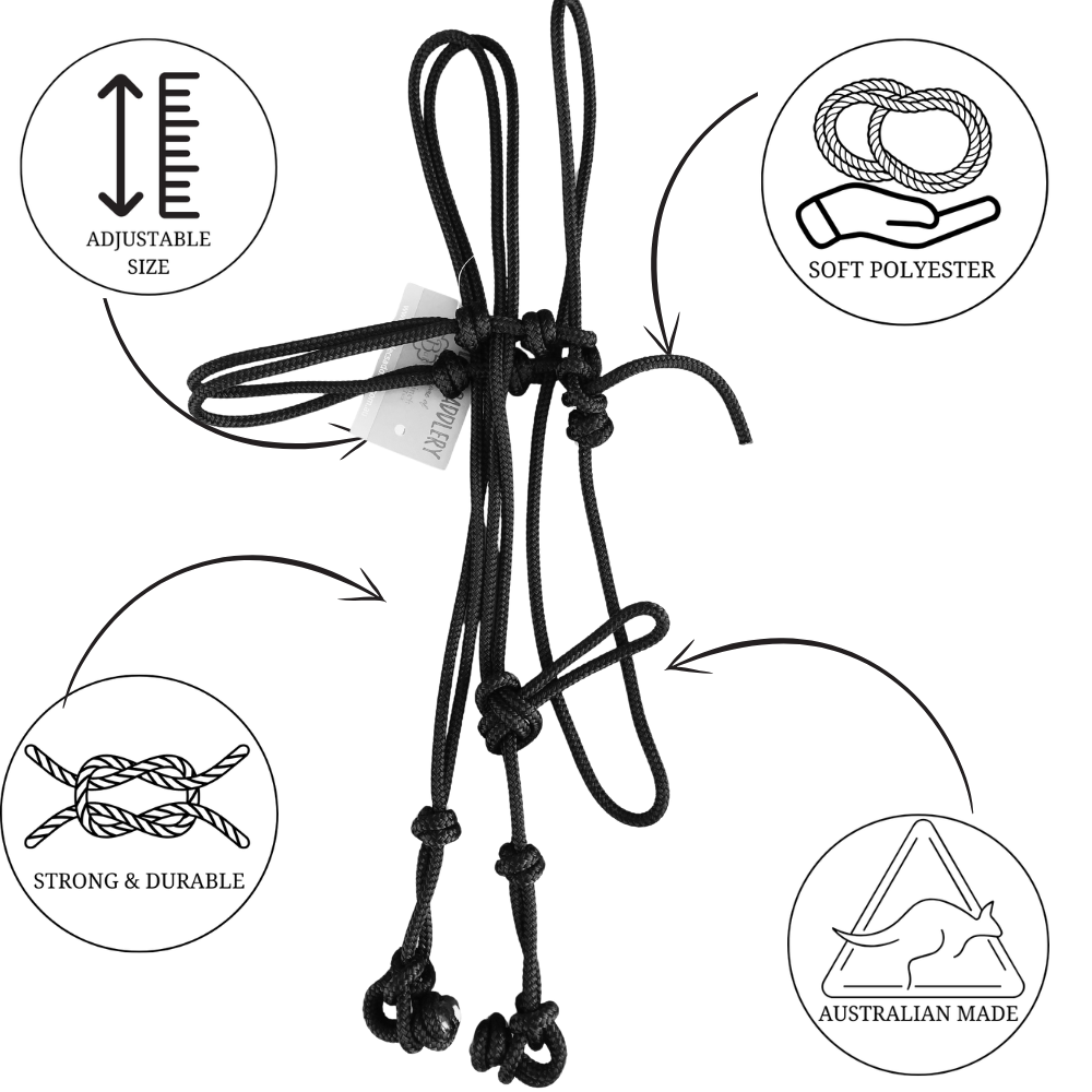 Bally Tack Rope Bridle - Wine