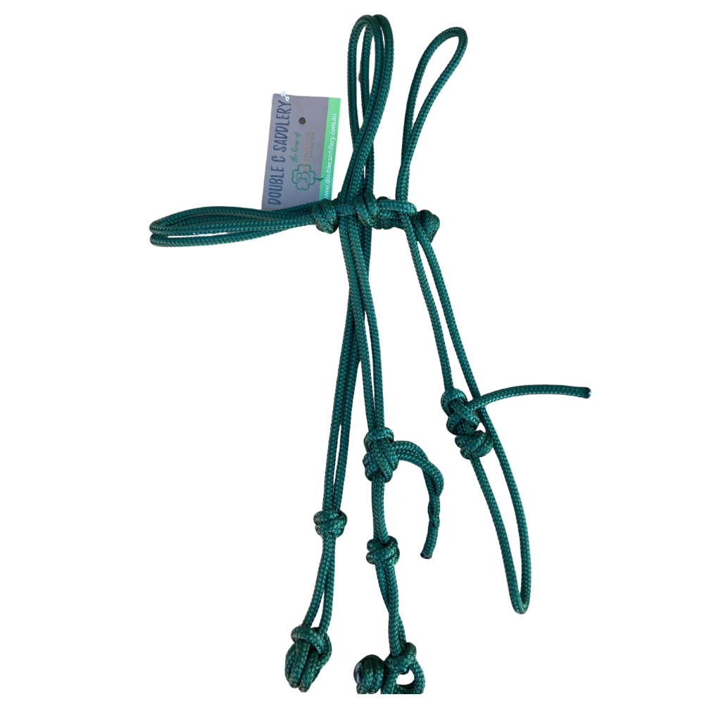 Bally Tack Rope Bridle - Green