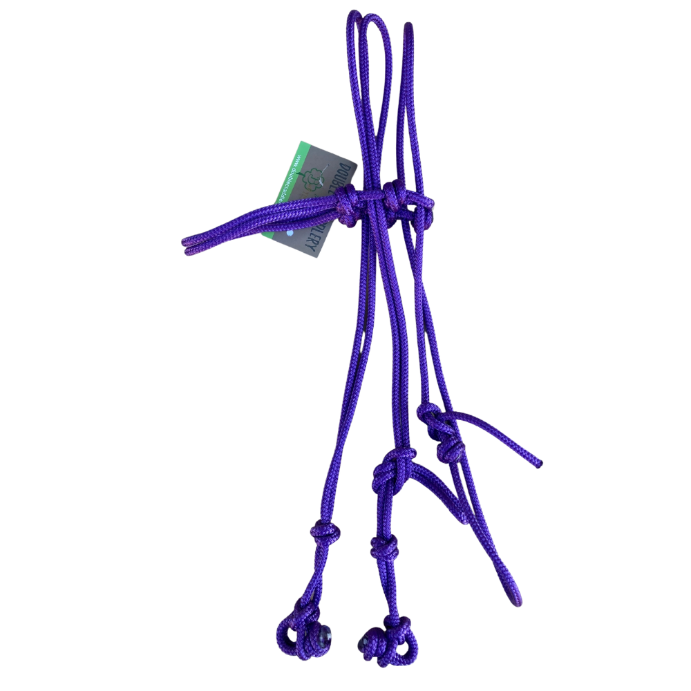 Bally Tack Rope Bridle - Purple