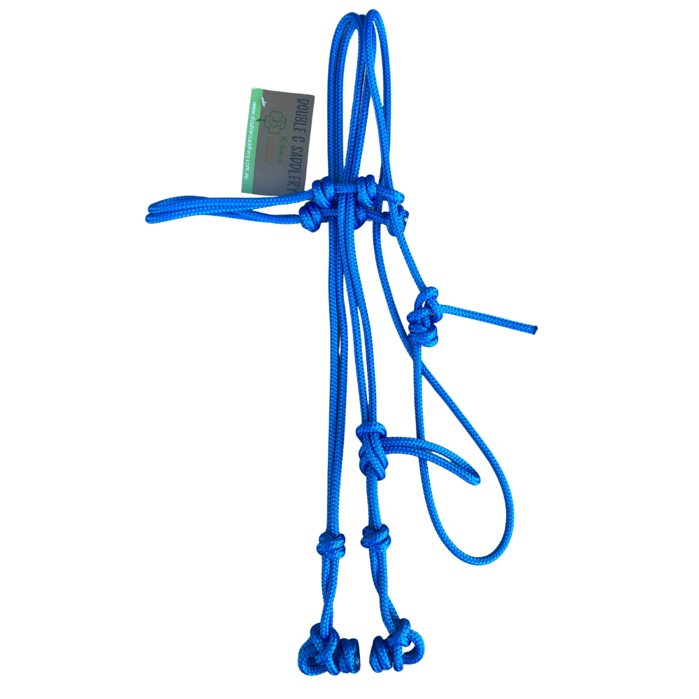 Bally Tack Rope Bridle - Sky Blue