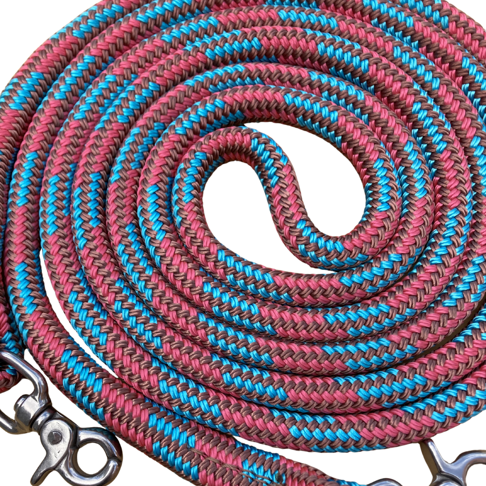 Bally Tack Rope One Reins with Clips-Cowgirl Candy-PREORDER