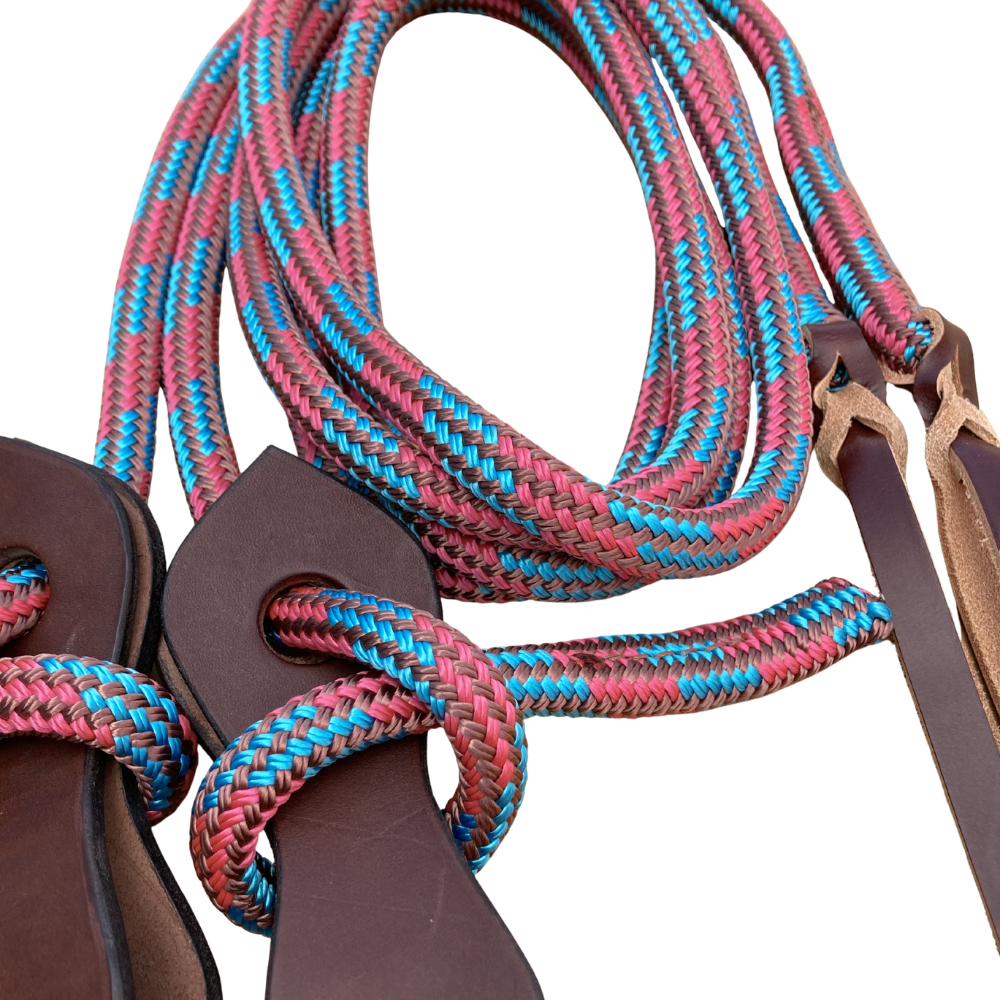 Bally Tack Rope Split Reins-Slobber Straps-Cowgirl Candy