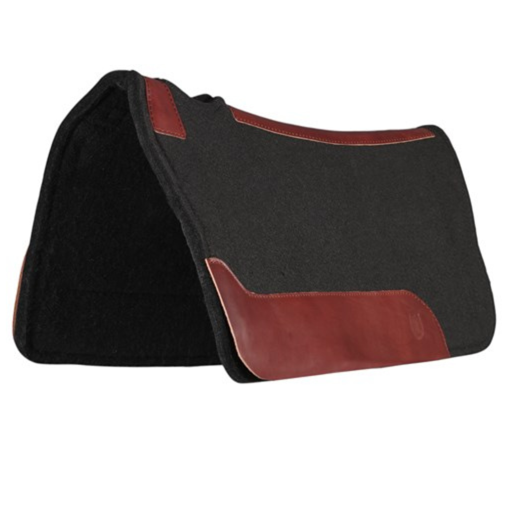 Fortworth Felt Saddle Pad-Black