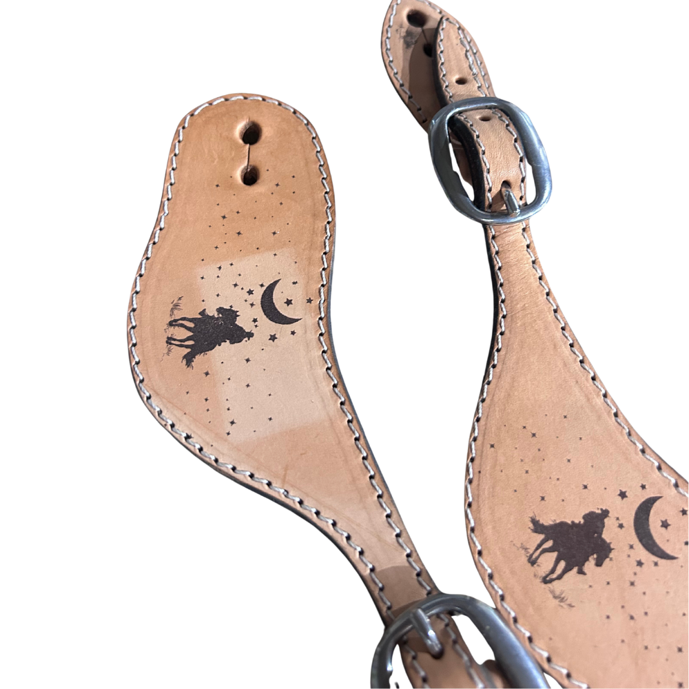 Bally Tack Spur Straps- Midnight Sky