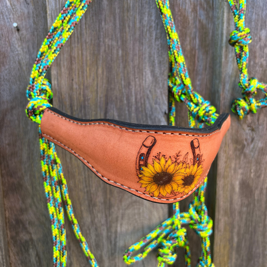 New ! Bally Tack Rope Bridle- Sunflower
