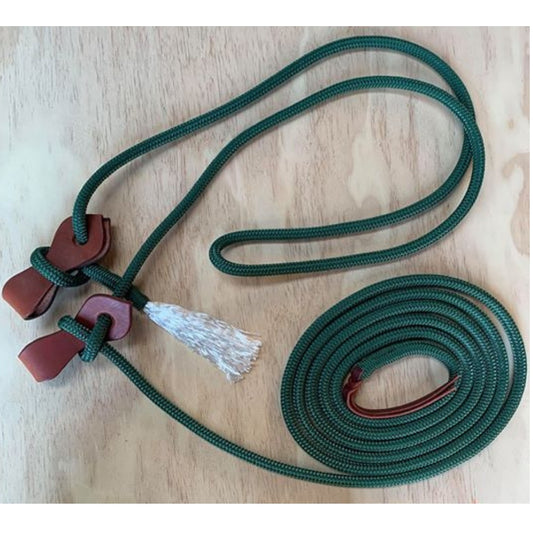 Bally Tack Rope Mecate Rein 12mm with Slobber Straps