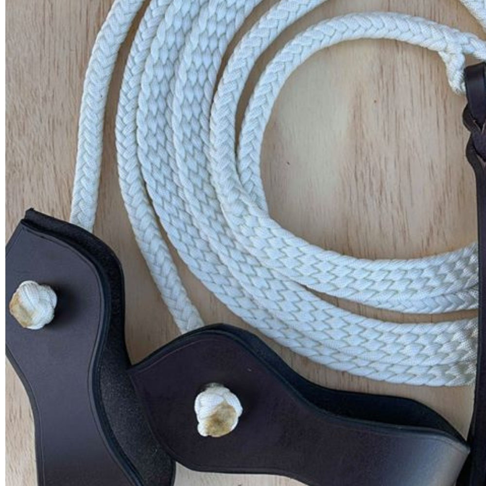 Split or Loop Yacht Rope Reins & Slobber Straps With Buckles Custom Made to  Order Horse Tack 