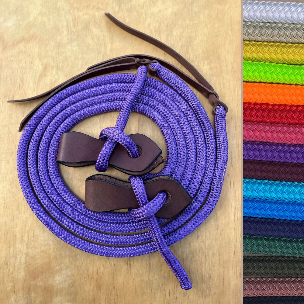 Bally Tack Rope Reins-Slobber Straps