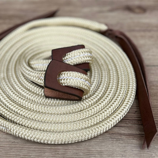 Bally Tack Rope Reins-Loop-Cream