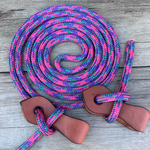 NEW ! Bally Tack Rope Joined Reins-Round Slobber Straps-Daisy Bliss