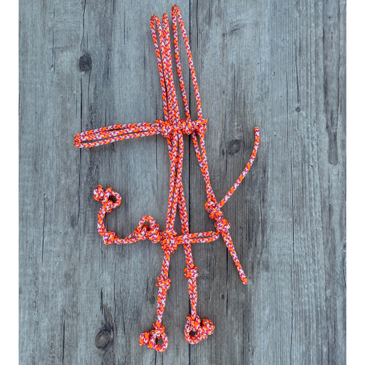 New ! Bally Tack Rope Bridle & Chin Strap Set- Vintage Cowgirl