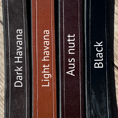 Bally Tack Leather Reins-Buckle
