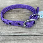 Bally Tack Rope Dog Collar -Purple