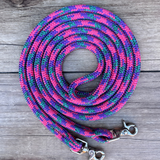 Bally Tack Rope Joined Reins- Round Clips-Daisy Bliss