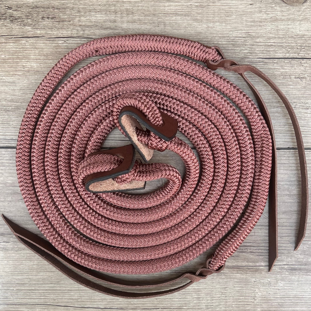 Bally Tack Rope Reins-Loop-Brown