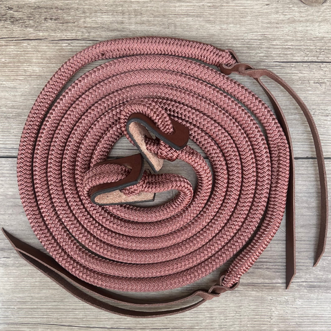 Australian Made/ Round Rope Reins with clips, slobber straps , loop ...