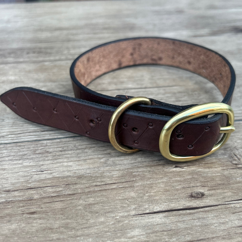 LeatherDog Collar