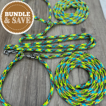 New ! Bally Tack Rope Cattle 3 piece Set-Sunflower