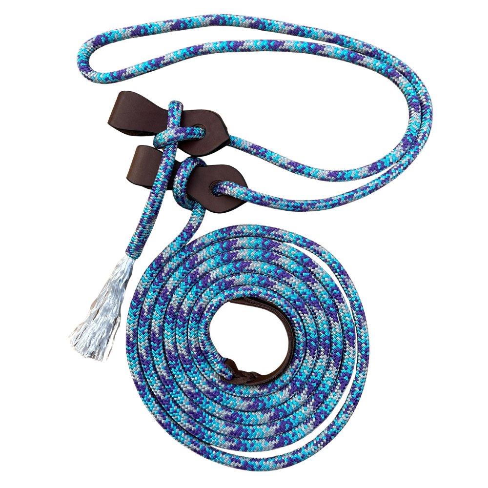 Bally Tack Rope Mecate Rein - Round - Slobber Straps - Prairie Jewel