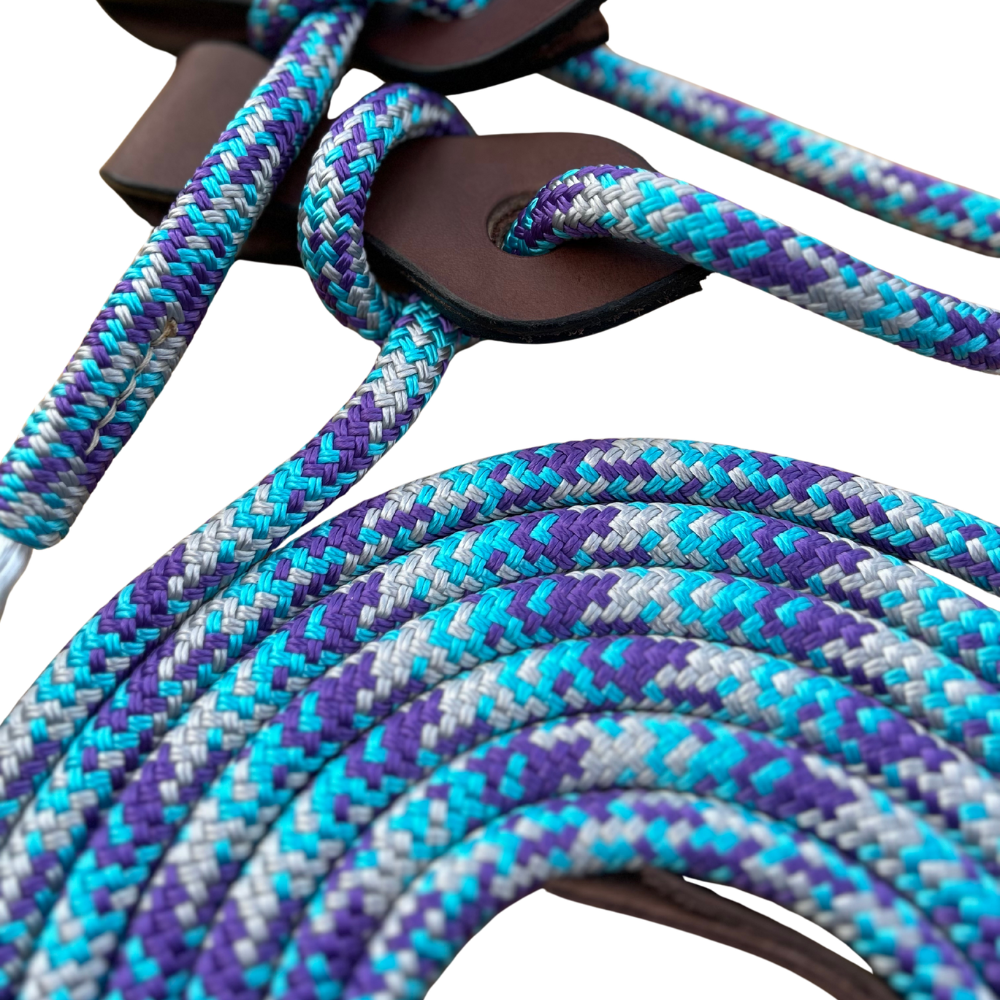 Bally Tack Rope Mecate Rein - Round - Slobber Straps - Prairie Jewel