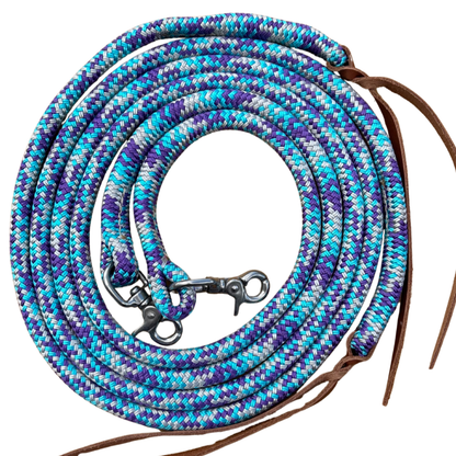 Bally Tack Rope Reins-Clips-Prairie Jewel