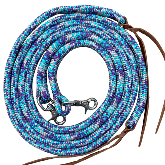 Bally Tack Rope Reins-Clips-Prairie Jewel