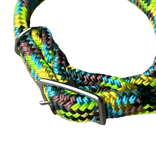 Bally Tack Rope Dog Collar-Sunflower