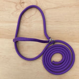 Purple_ajustable_rope_cattle_halter