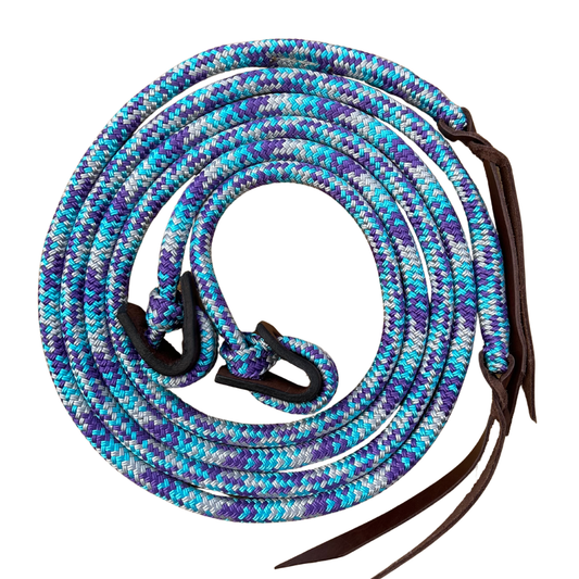 Bally Tack Round Rope Reins - Loop - Prairie Jewel