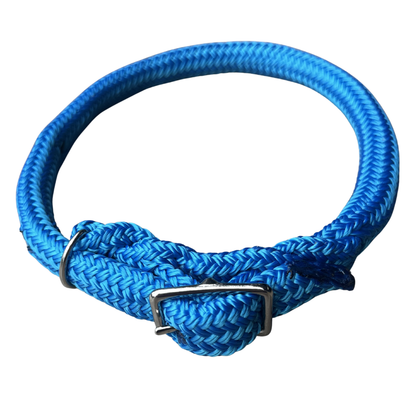Bally Tack Rope Dog Collar-Sky Blue