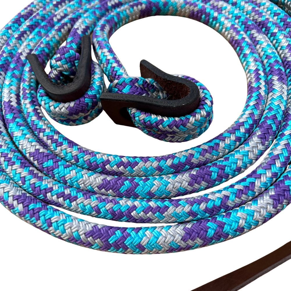 Bally Tack Round Rope Reins - Loop - Prairie Jewel