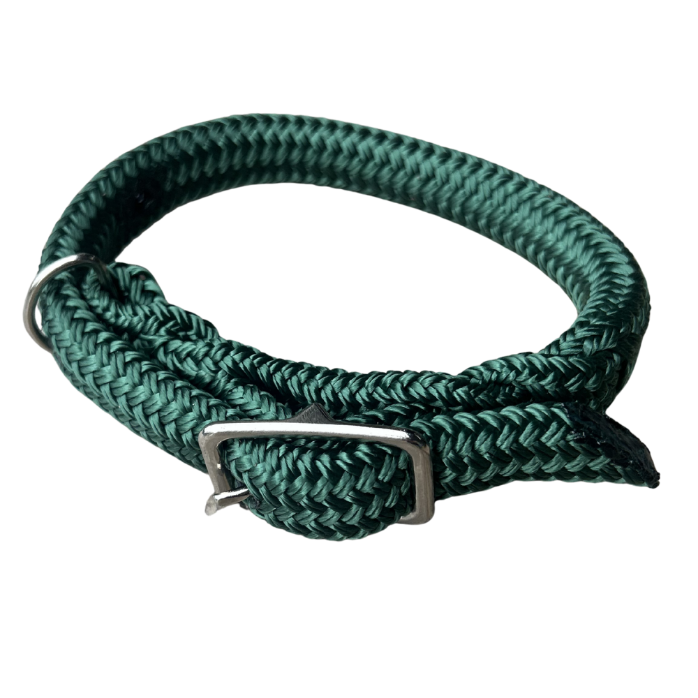 Bally Tack Rope Dog Collar-Green