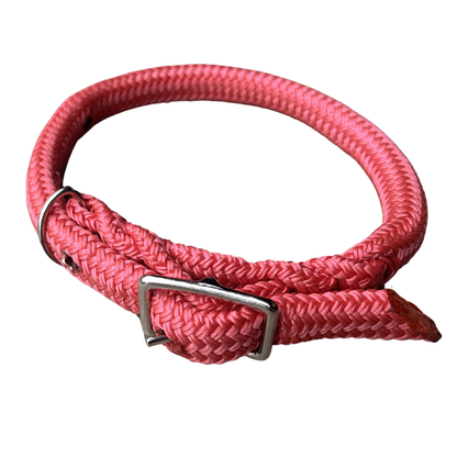 Bally Tack Rope Dog Collar-Pink