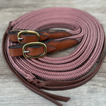 Bally Tack Rope Flat Split Campdraft Reins-Buckle