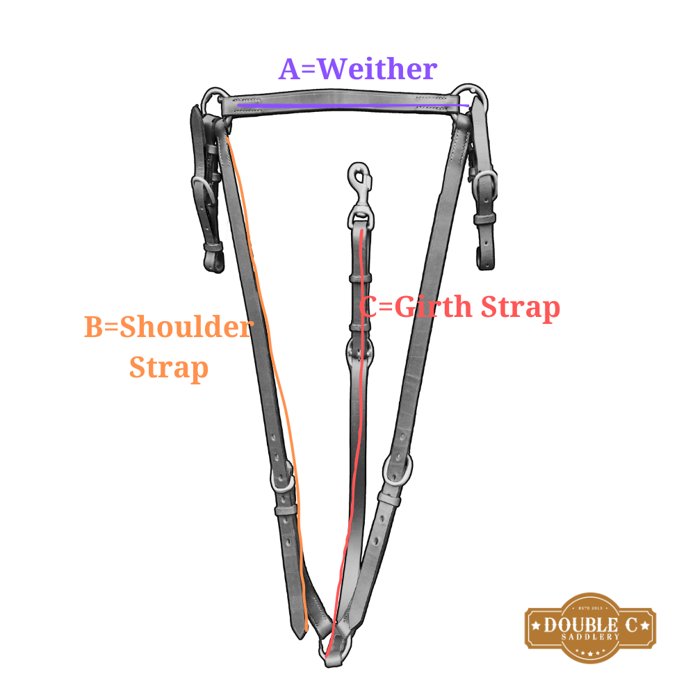 Bally Tack Leather Breastplate- Quinn