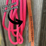 Bally Tack Rope Loop Lead- Lime Green 12mm
