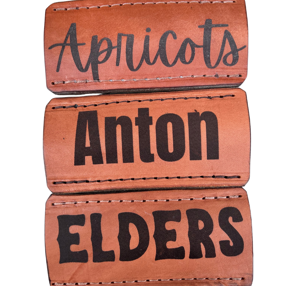 Bally Tack Rope Adjustable Cattle Halter-Laser Name- Sunflower