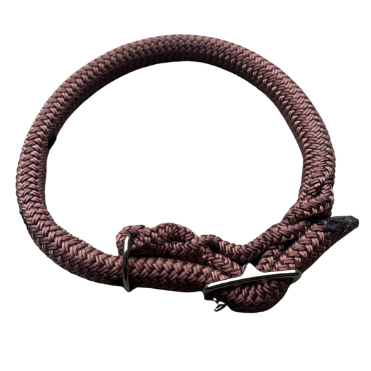 Bally Tack Rope Dog Collar-Brown