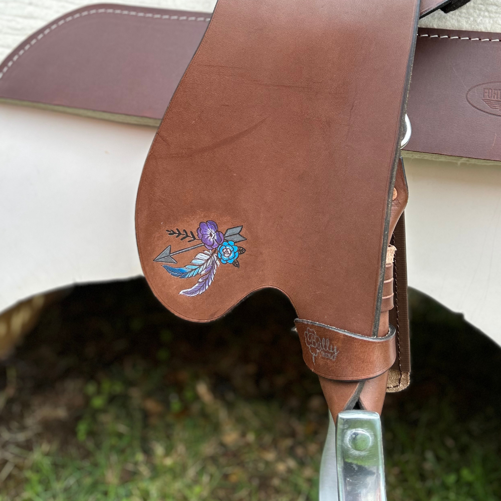 Bally Tack Leather Fender Saddle - Nora