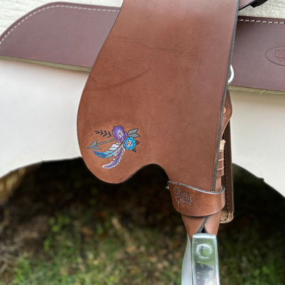 Bally Tack Leather Fender Saddle - Nora